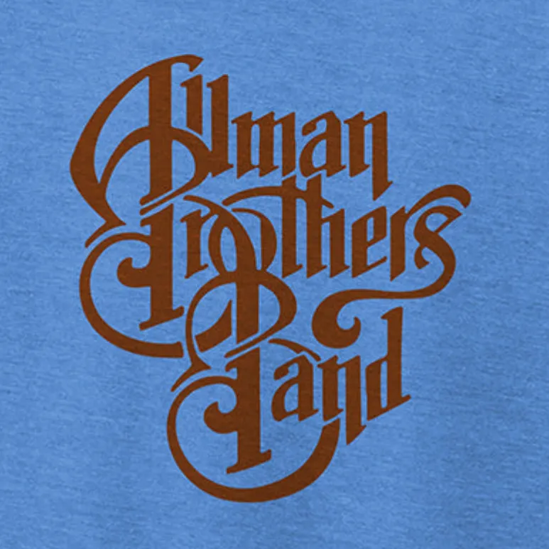 Allman Brothers T-Shirt Logo on Blue