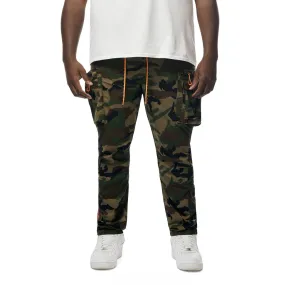 Big and Tall - Utility Windbreaker Pants - Wood Camo