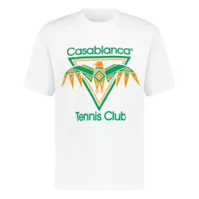 CASABLANCA EAGLE TENNIS CLUB T-SHIRT WHITE