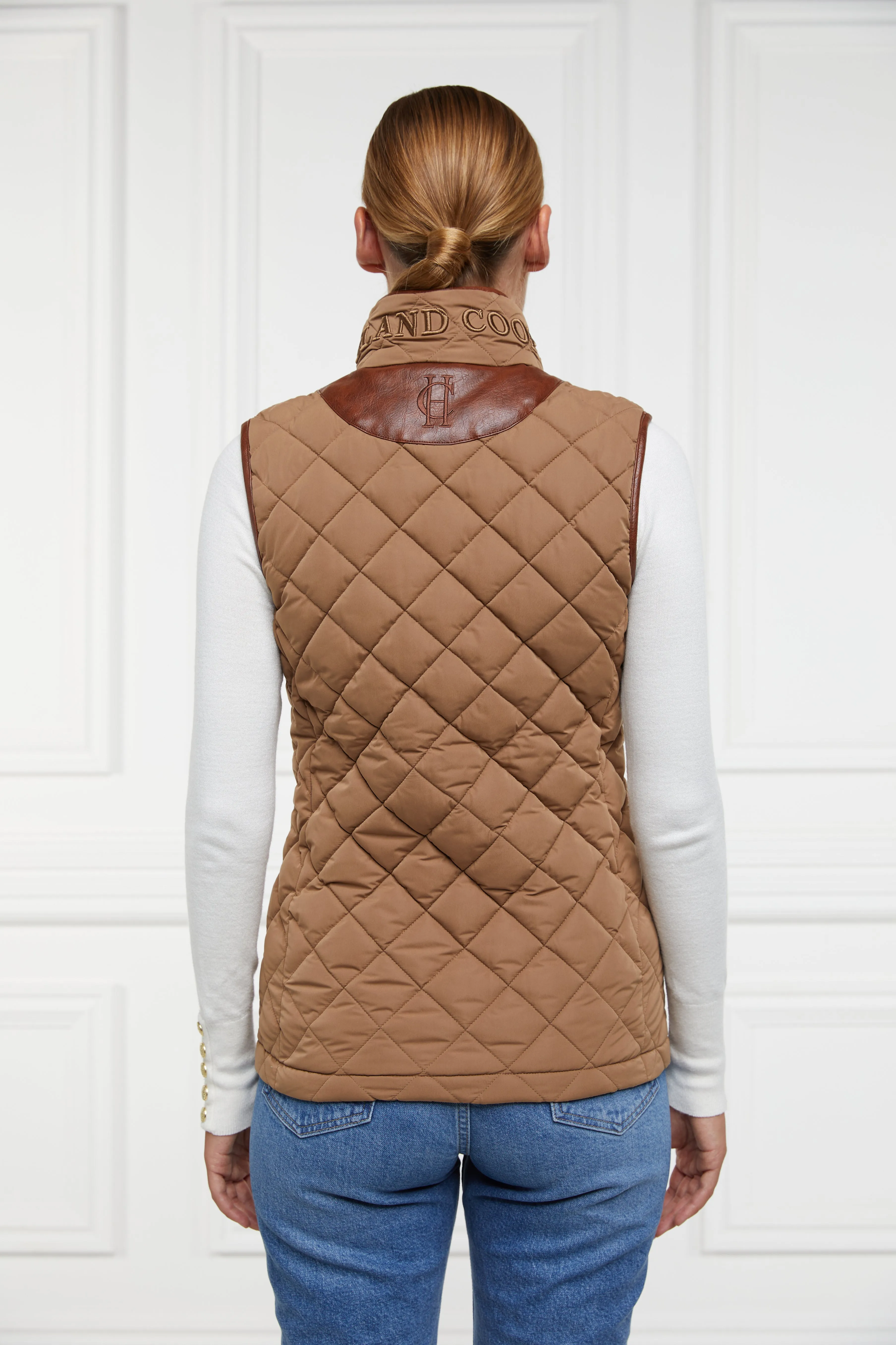 Country Quilted Gilet (Coffee)