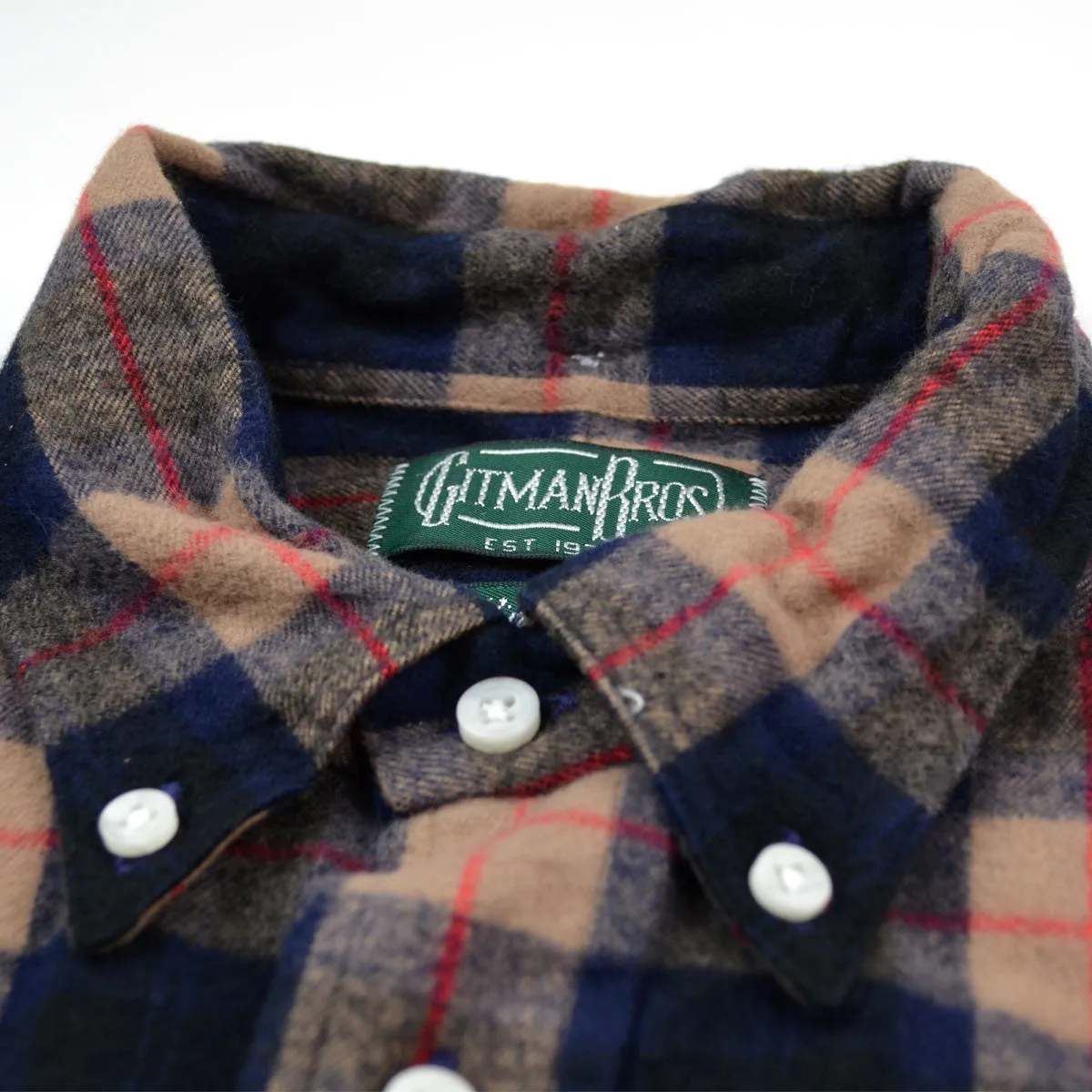 Gitman Vintage - Check Shirt - Shaggy Check