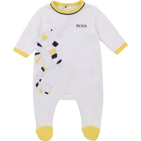 Hugo Boss Baby Sleeper with Seahorse graphic