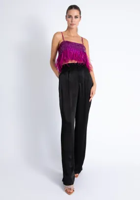 Karina Grimaldi - Hecate Sequin Top - Magenta