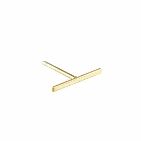 Kathleen Whitaker 14k Gold Long Staple Stud Earring