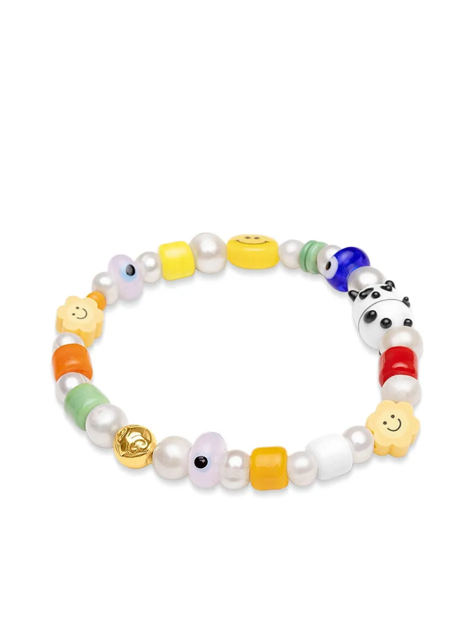 Men's Panda Pearl Bracelet