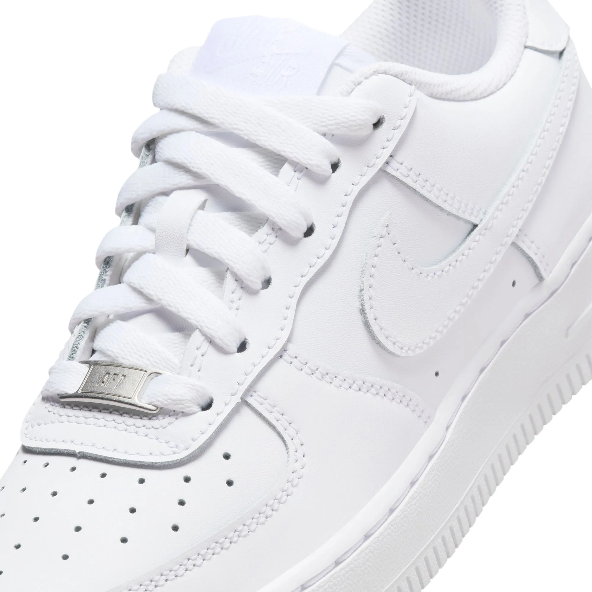 Nike Air Force 1 LE GS (White/White/White)