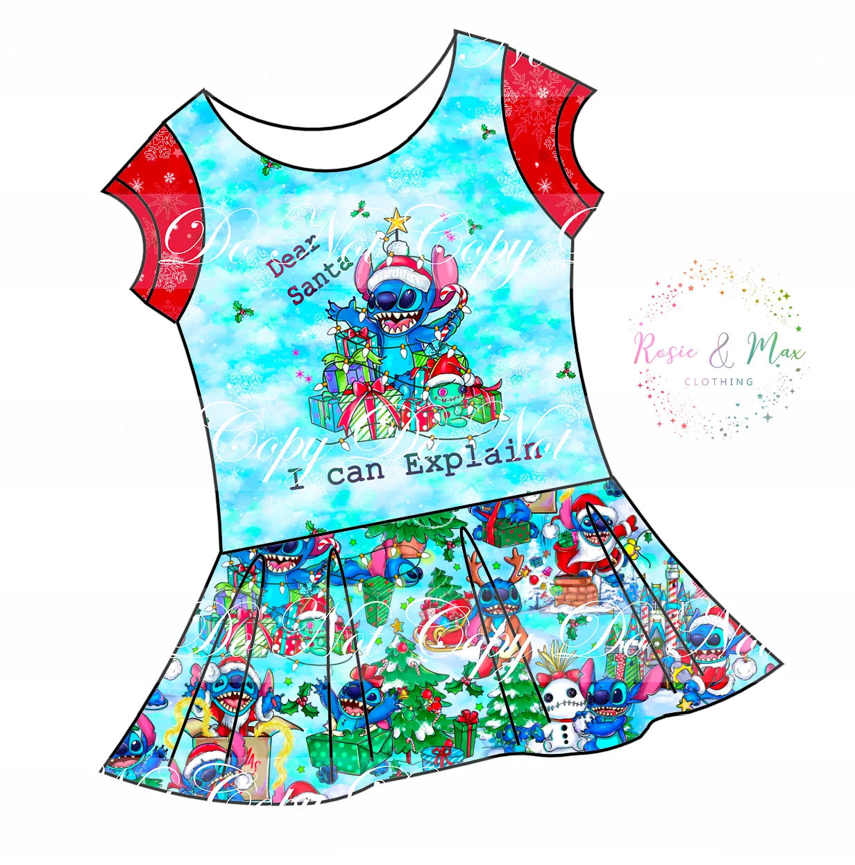 PREORDER - 626 Christmas - Isla Tunic w/PANEL - Explain