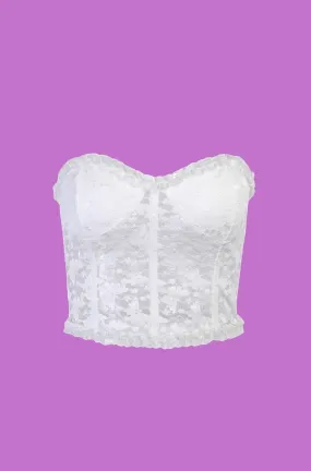 Princess lace bustier top