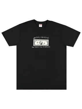 Supreme Spend It Tee Black (FW21)