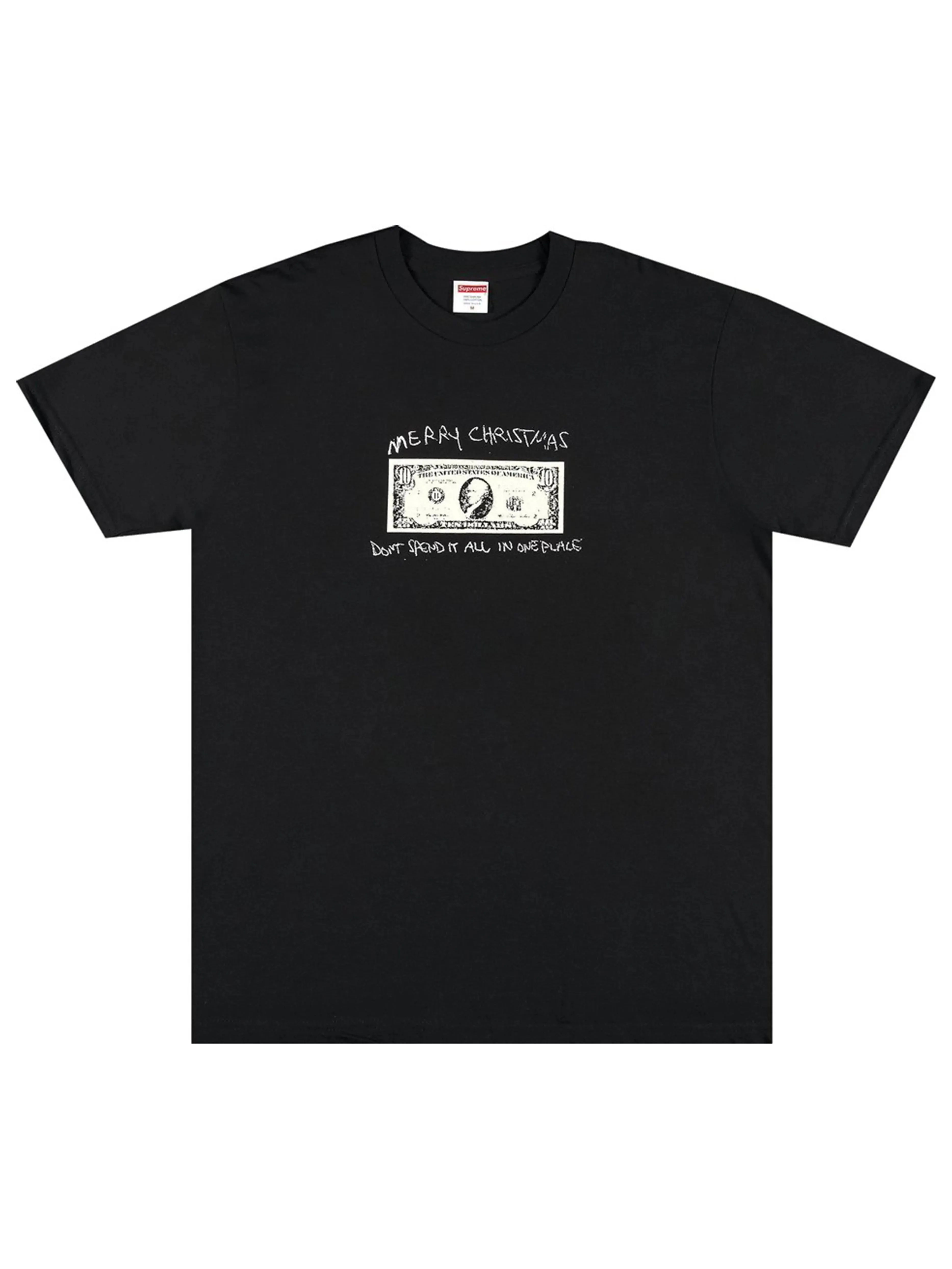 Supreme Spend It Tee Black (FW21)