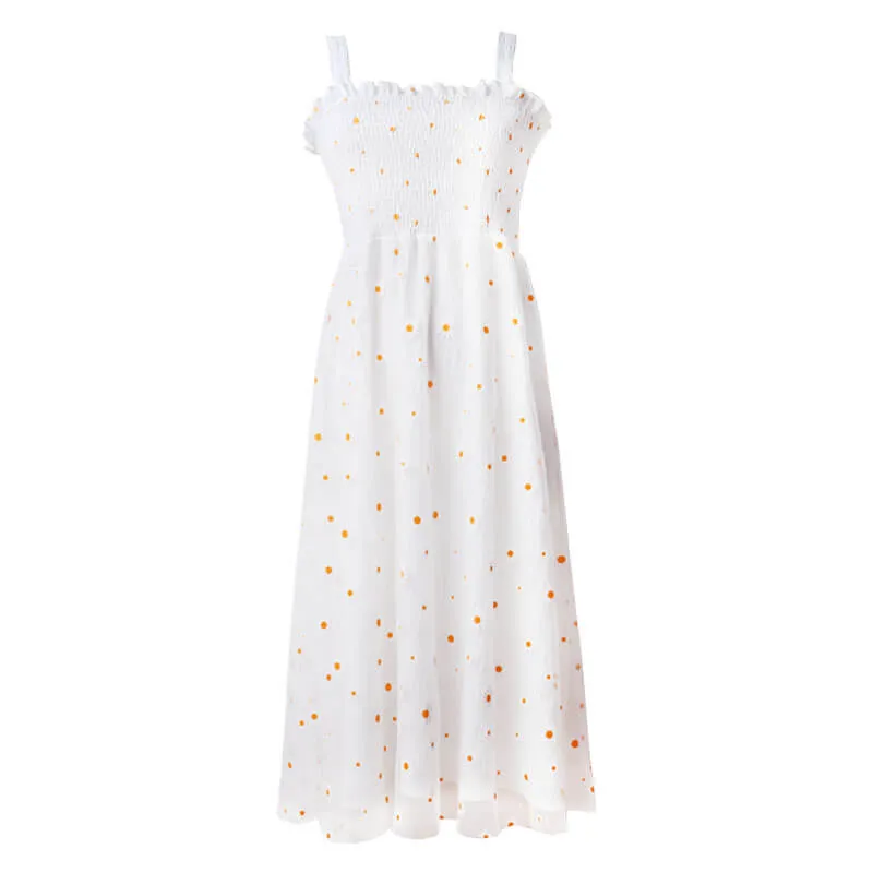 SWEET DAISY MESH SLING DRESS BY61001