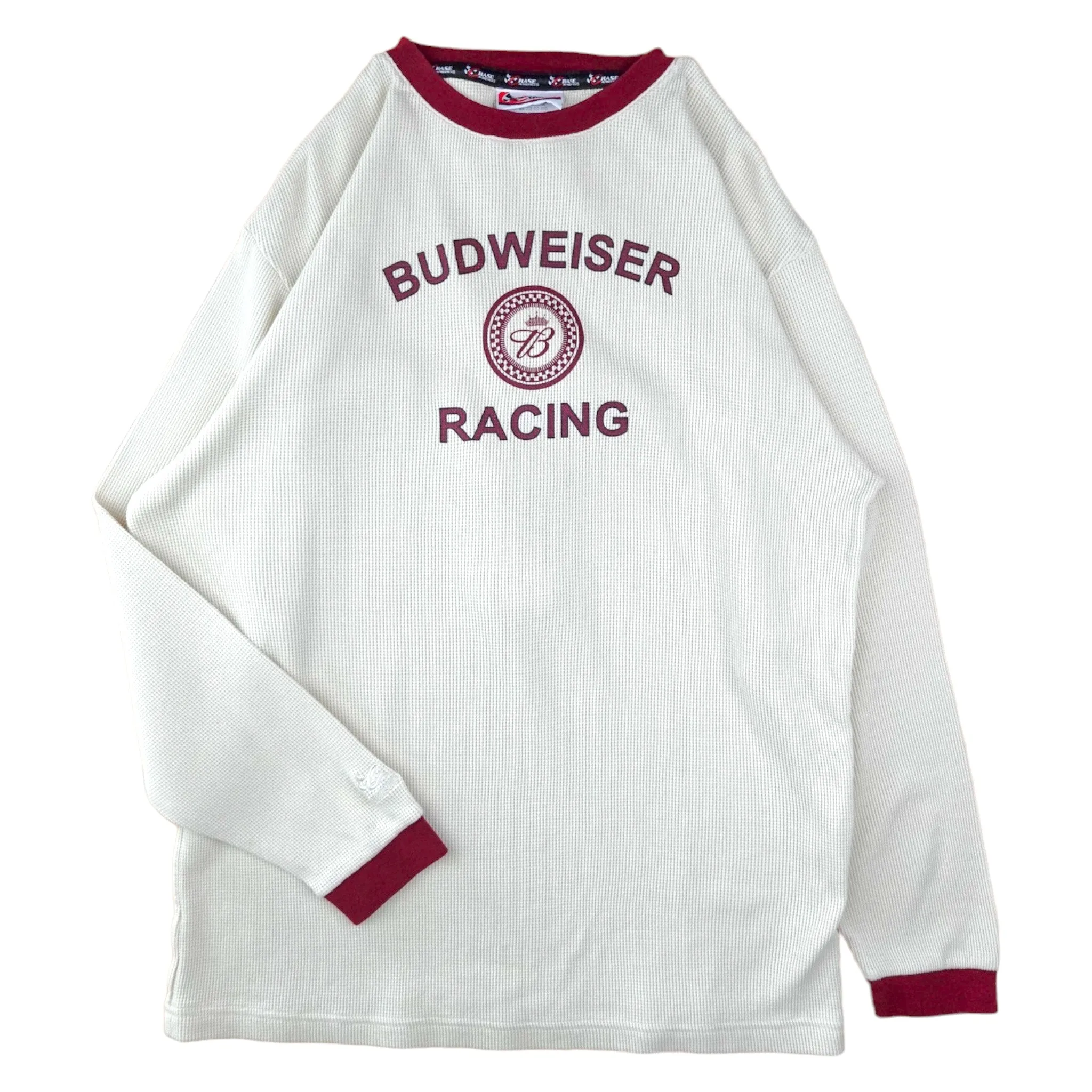 Vintage Budweiser Racing Longsleeve T-Shirt - L