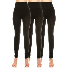 Women's High Waist Seamless Legging (3-Pack)